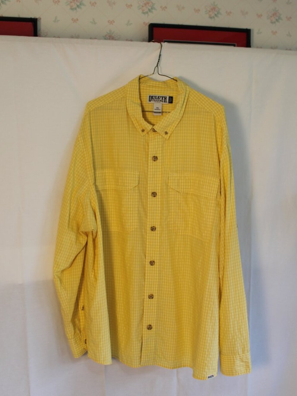 Duluth Trading Co. Men's Untucked Relaxed Fit Button Down Shirt 2XL
